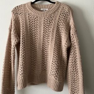 Madewell light rose sweater